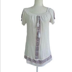 Miami Brand Tunic with Embroidery